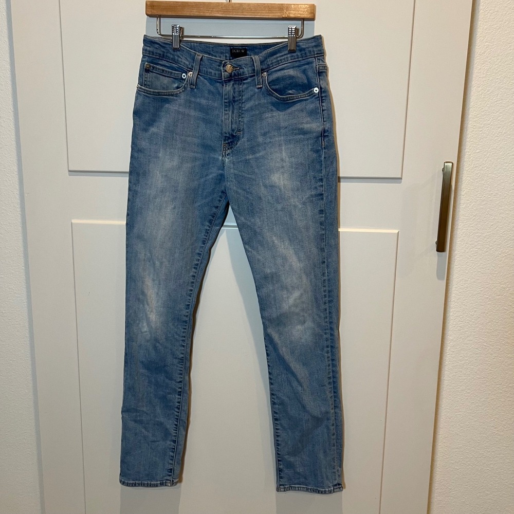 J. Crew Flex Straight Fit Light Wash‎ Denim Jeans W30 L32